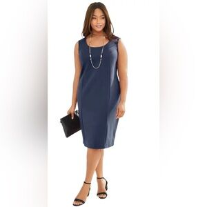 Jessica London Women's Plus Size Dreses Navy